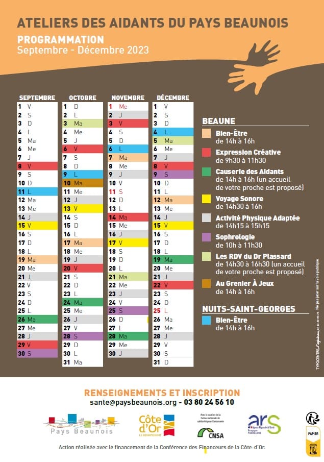 CalendrierDécembre23 AteliersDesAidants