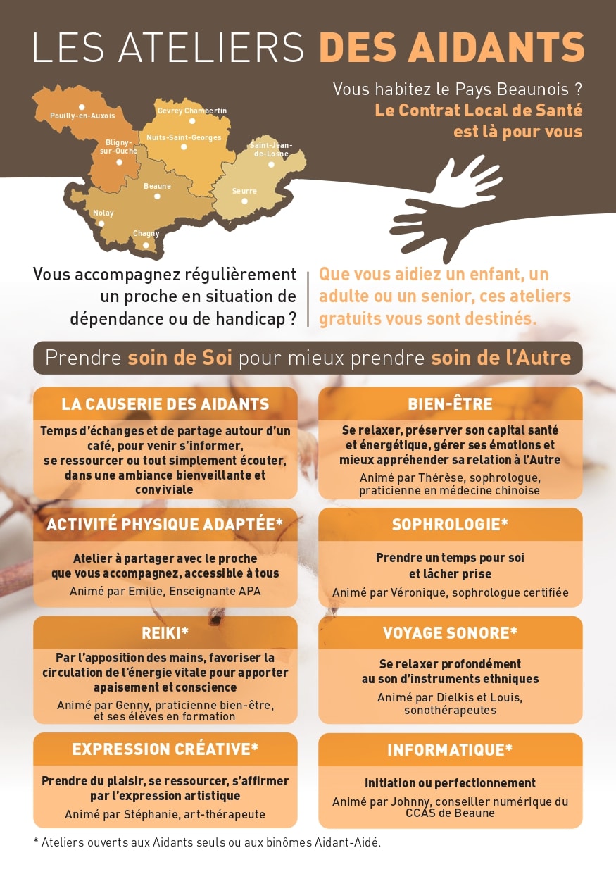 Ateliers aidants 2eme semestre 2025 programme