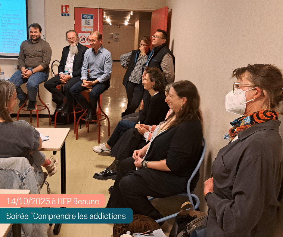 Soirée "Comprendre les addictions" 14 octobre 2025 IFP Beaune