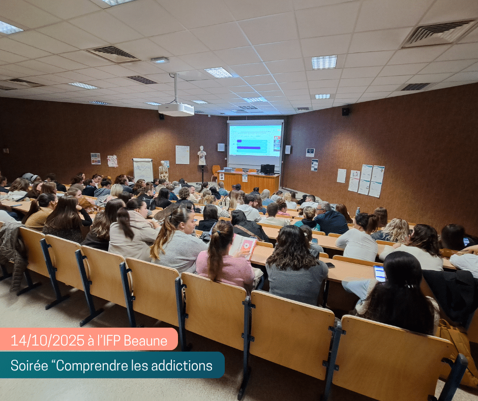 Soirée "Comprendre les addictions" 14 octobre 2025 IFP Beaune