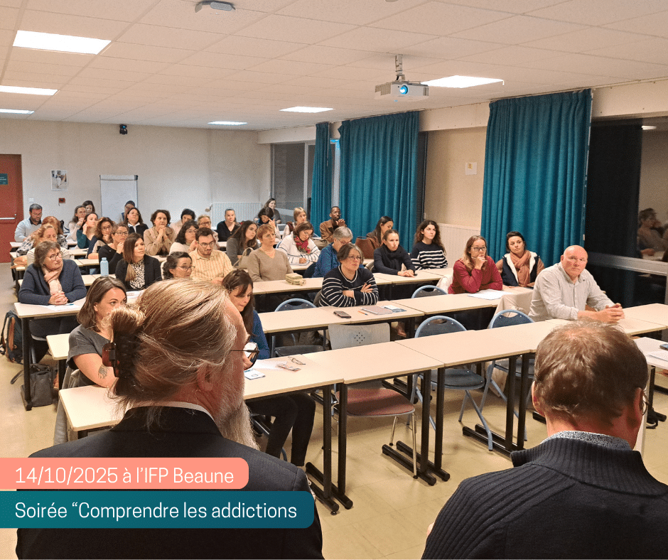 Soirée "Comprendre les addictions" 14 octobre 2025 IFP Beaune