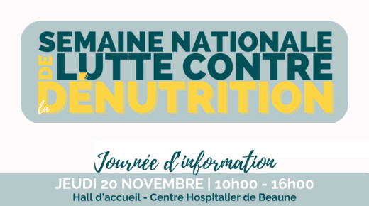 Semaine de la dénutrition : journée d'information HCB 20 novembre
