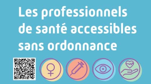Professionnels de santé accessibles sans ordonnance