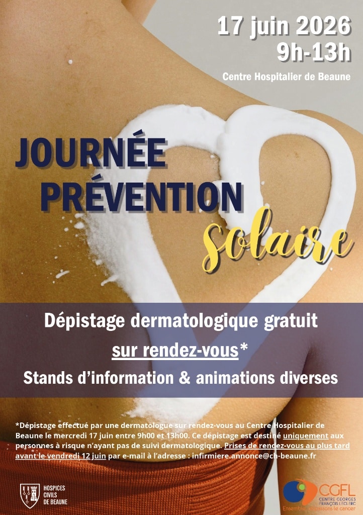 prévention solaire HCB Beaune 2026